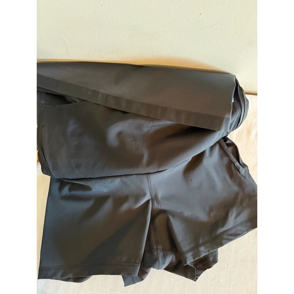 Nike Golf Women Black Dri-FIT Skort Skirt Size 4 742875-010